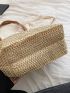 Minimalist Straw Bag