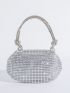 Mini Rhinestone Decor Chain Evening Bag