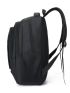 Colorblock Functional Backpack Metal Decor Laptop Backpack