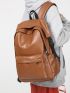 Minimalist Classic Backpack Pocket Front Functional Backpack