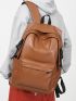 Minimalist Classic Backpack Pocket Front Functional Backpack