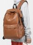 Minimalist Classic Backpack Pocket Front Functional Backpack