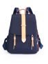 Zip Front Metal Decor Flap Backpack