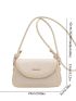 Litchi Embossed Square Bag PU Flap For Daily Life