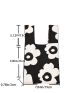 Mini Crochet Bag Floral Pattern No-closure Double Handle Polyester