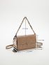 Heart Decor Square Bag Chain Strap Shoulder Bag