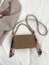 Heart Decor Square Bag Chain Strap Shoulder Bag