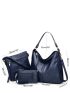 3pcs Vintage Design Bag Set Minimalist Shoulder Bag Set