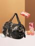 Camo Print Duffel Bag