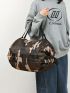 Camo Print Duffel Bag