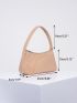 Minimalist Top Handle Baguette Bag