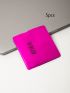 Mini Neon Pink Card Holder Letter Decor Classic Card Holder RFID Anti-theft