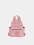 Minimalist Pink Fashion Backpack