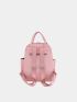 Minimalist Pink Fashion Backpack