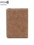 Letter & Airplane Embossed Passport Case For Traveling