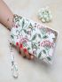 Floral Embroidered Long Wallet PU For Daily Life