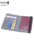 Letter & Airplane Embossed Passport Case For Traveling