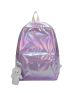 Large Classic Backpack Holographic With Cartoon Bag Charm