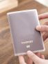 Minimalist Passport Case Clear