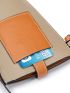 Genuine Leather Minimalist Colorblock Phone Wallet for Women