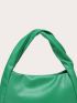 Minimalist Hobo Bag Ruched Handle For Daily