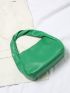 Minimalist Hobo Bag Ruched Handle For Daily