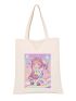 Cartoon Graphic Shopper Bag Preppy For Shopping