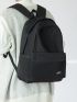 Letter Graphic Laptop Backpack Minimalist For School Travel