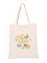 Cartoon Graphic Shopper Bag Preppy For Shopping