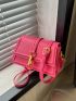 Mini Square Bag Neon Pink Funky Style