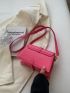 Mini Square Bag Neon Pink Funky Style