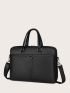 Oversized Classic Briefcase Minimalist