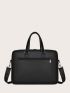 Oversized Classic Briefcase Minimalist