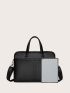 Oversized Classic Briefcase Minimalist