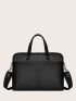 Oversized Classic Briefcase Minimalist