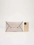 Metal Decor Envelope Bag Contrast Binding