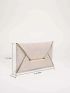 Metal Decor Envelope Bag Contrast Binding