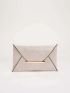 Metal Decor Envelope Bag Contrast Binding