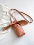 Mini Knot Detail Bucket Bag Fashion