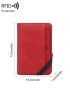 Letter & Plane Graphic Passport Case RFID Blocking