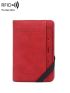 Letter & Plane Graphic Passport Case RFID Blocking