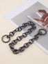 New Thick Round Aluminum Chain & Ring Light Weight Bag Strap Bag Parts Handles Easy Match