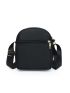 Heart Embroidered Dome Bag Mini Black For Daily