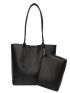 Minimalist Shoulder Tote Bag With Inner Pouch Elegant For Office Work