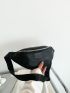 Minimalist Fanny Pack Black For Daily Sport