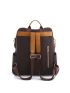 Two Tone Classic Backpack Multi-Pocket For School