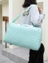 Quilted Travel Bag Double Handle For Weekend Travel