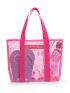 Neon Pink Mesh Beach Bag for Beach