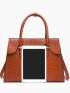 3pcs Brown Crocodile Embossed Tote Bag Set for Women, Best Work Bag For Women