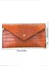 3pcs Brown Crocodile Embossed Tote Bag Set for Women, Best Work Bag For Women